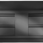 Cabinet sous grill Napoléon 825 noir mat