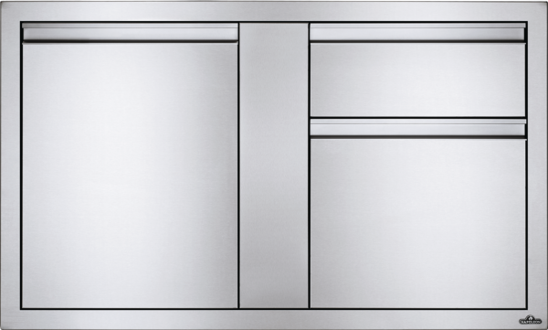 PORTE, TIROIR À DÉCHET ET PORTE ESSUIE-TOUT BI-3624-1D1DW-0