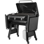 1DFL42LLAC_Griddle_3-4Angle1_LidOpenShelvesdown_9342