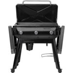 1DFL42LLAC_Griddle_FrontLidOpenShelvesDown_9283