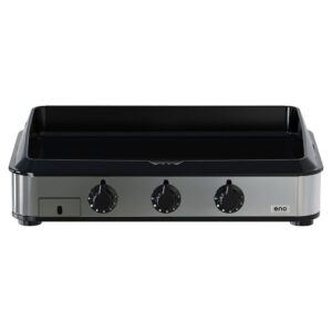 Plancha Eno 3 brûleurs en acier inoxydable Enosign 80
