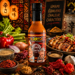 Sauce piquante Karta – Miso, sésame et piments forts – 148 ml