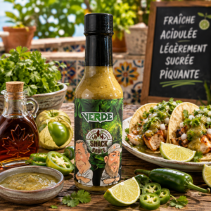 Sauce piquante Verde – Jalapeño, tomatillo et lime – 148 ml