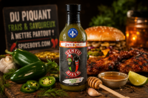Sauce Spice Boys Gentil Biker Jalapeños & Aneth avec jalapeños frais