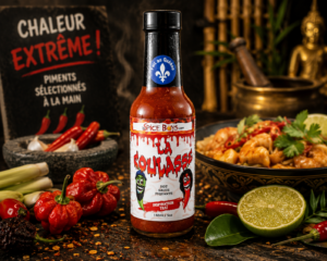 Sauce piquante La Coulasse Inspiration Thaï avec piments forts